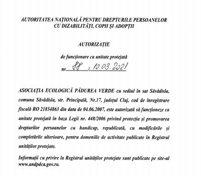 Anexa nr 1 Autorizatia 88 din 10.03.2021